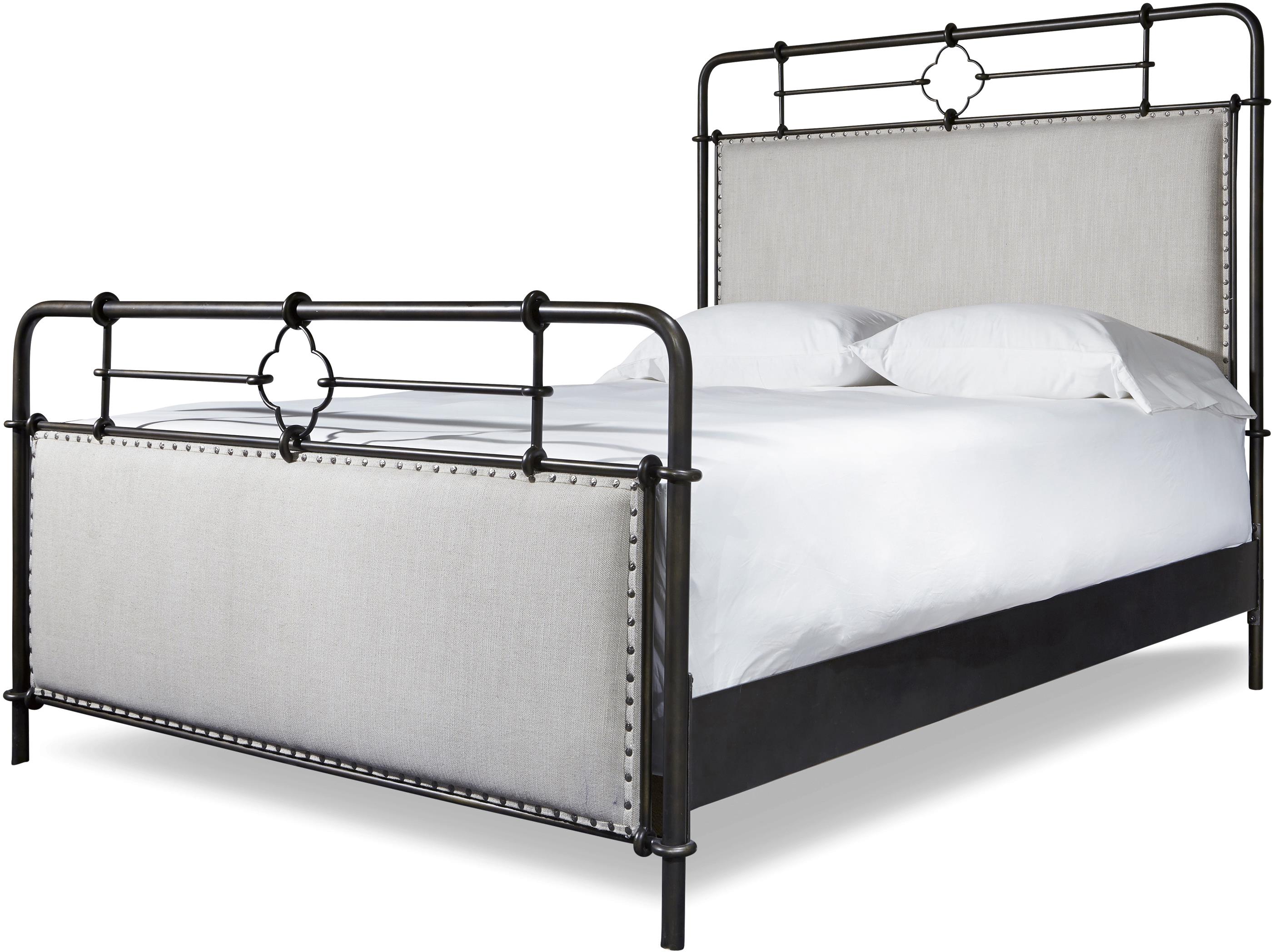 Paula Deen by Universal Dogwood 596310B Upholstered Metal Queen Bed